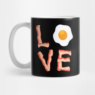 I Love Bacon Gift For Bacon And Egg Lovers Mug